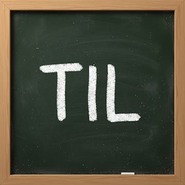 Today I Learned cover image